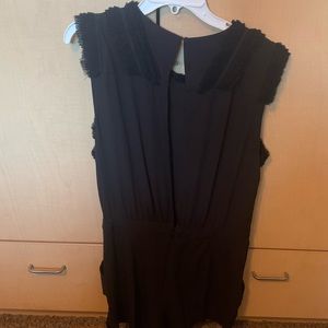Size 10 bcbg romper in black